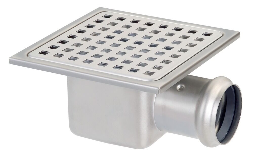 Siphon De Sol Inox Sortie Horizontale Gebo Siphon De Sol MisterMateriaux