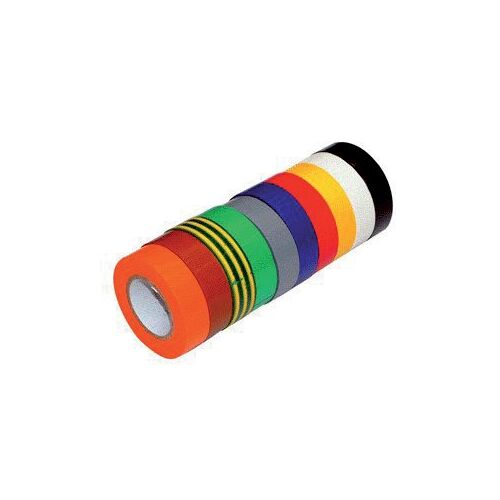 Ruban adhÃ©sif PVC pour cable Ã©lectrique - L 15mm - Long 10m image