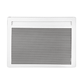 Radiateur électrique rayonnant Horizontal Alliage Aluminium SOLIUS Blanc image