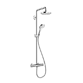 Colonne de douche thermostatique Showerpipe Croma Select S180 - chrome - 2 jets image