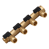 Collecteur modulaire sanitaire Male Femelle 20x27 avec vannes image