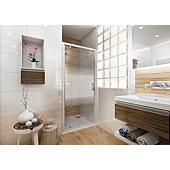 Porte de douche pivotante Ancoswing - L800 H1,90m - accès 520mm image