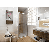 Porte de douche pivotante Ancoswing - L900 H1,90m - accès 660mm image