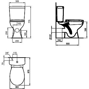 Pack WC Ulysse - sortie horizontale image