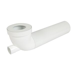 Pipe WC longue avec piquage Ø40 - coudée 90° -  Ø85 à 107 image