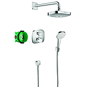 Pack encastré Croma Select E avec mitigeur thermostatique Ecostat E - chrome image
