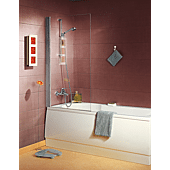 Paroi de baignoire ANCOSWING 1 volet pivotant - ep 5mm - L800 - H 1,40m image