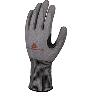 Gant anti-coupure tricot Softnocut - gris - paume enduite PU - La paire image