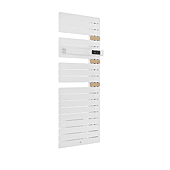 Sèche Serviette RSDB Allure 3 Classique Mat à Droite - Blanc image