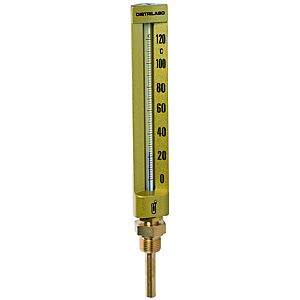 Thermomètre industriel droit - 15x21 - Grand modèle 200mm image