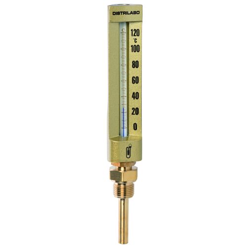 Thermomètre industriel droit - 15x21 - Grand modèle 150mm image