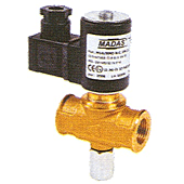 Electrovanne Gaz à réarmement menuel NF 500mbars Femelle - Femelle 220v image