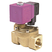 Électrovanne laiton normalement fermée ESM86 Femelle - Femelle 220v 0,3 à 10bars image