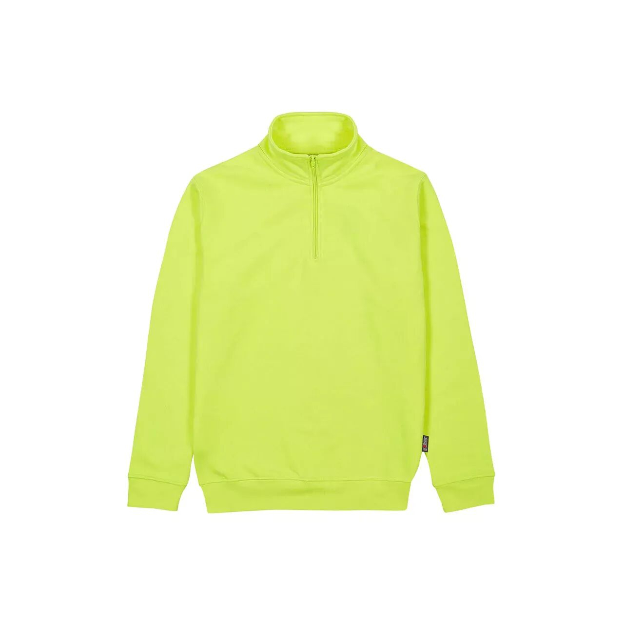 Sweat de travail demi-zippé Tautra jaune