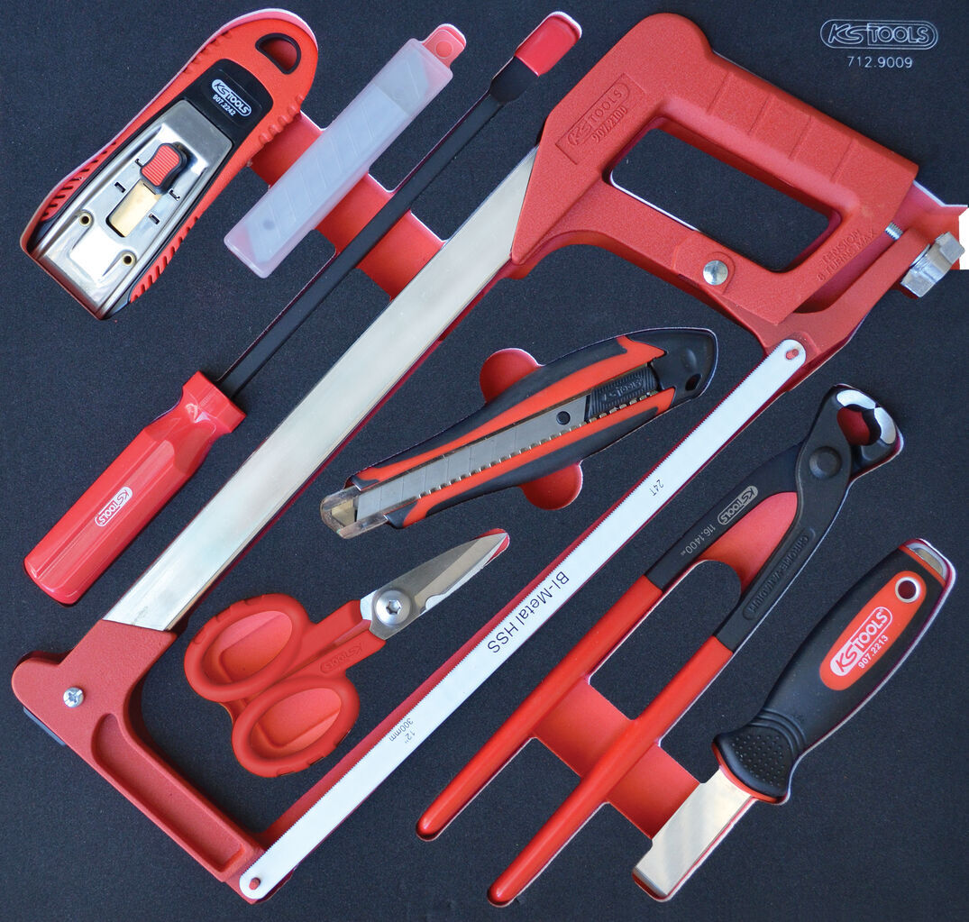 Module d'outils de coupe, 8 pièces ref : 712.9009 KS Tools