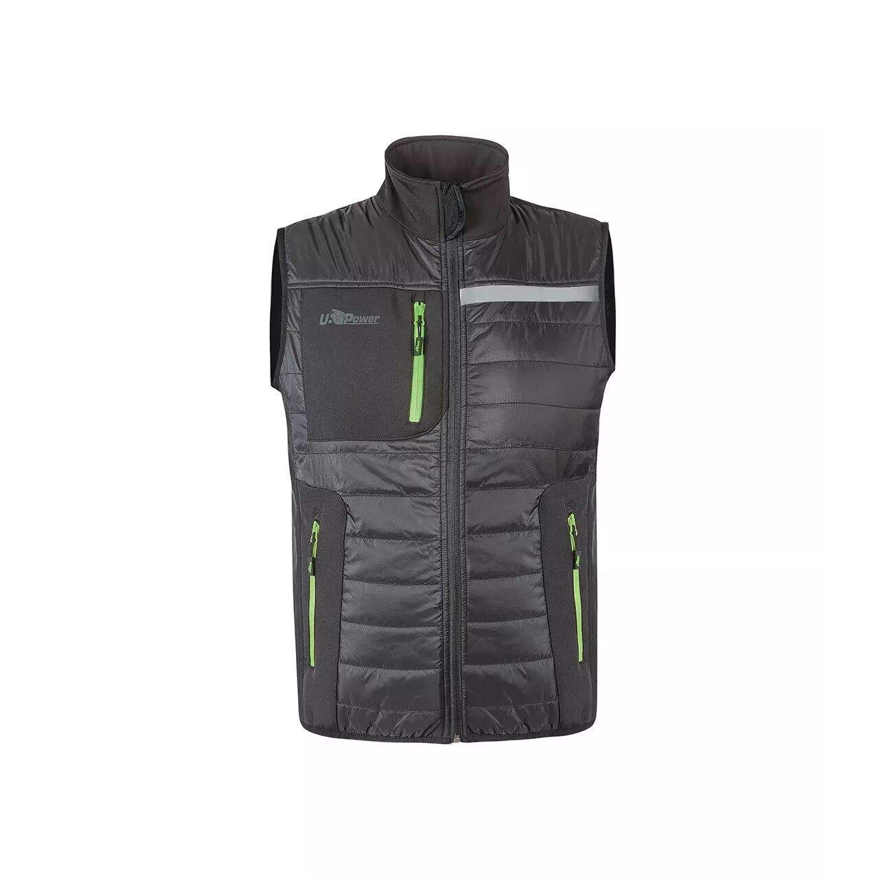 Veste de travail sans manches Wall gris vert