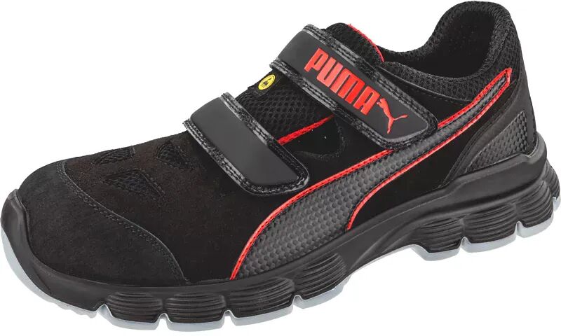 PUMA SAFETY - Chaussures de sécurité Aviat LOW S1P ESD SRC - noir/rouge