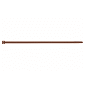 Boite de 100 collier de serrage - Couleurs Marron image