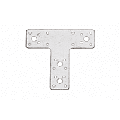 Platines pour connecteurs bois Pré-galvanisé - en "T" image