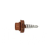 Vis autoperceuse acier-bois RAL 8004 - Marron cuivré image