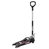 Cric hydraulique extra-bas acier ULTIMATE 2 t avec double-roues avant image