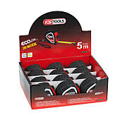 Présentoir 12pcs Mètre à ruban Tri-matière ECOLINE®, 5x19 mm image