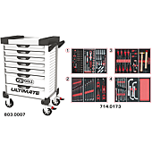 Servantes ULTIMATE 7 tiroirs équipées de 173 outils image