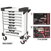 Servantes ULTIMATE 7 tiroirs équipées de 184 outils image