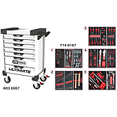 Servantes ULTIMATE 7 tiroirs équipées de 187 outils image