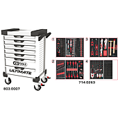 Servantes ULTIMATE 7 tiroirs équipées de 263 outils image