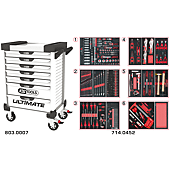 Servantes ULTIMATE 7 tiroirs équipées de 455 outils image