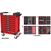 Servantes ULTIMATE 9 tiroirs équipées de 241 outils image