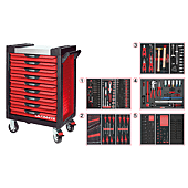 Servantes ULTIMATE 9 tiroirs équipées de 283 outils image