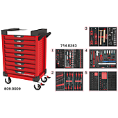 Servantes ULTIMATE 9 tiroirs équipées de 283 outils image