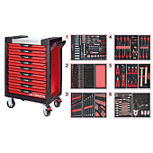 Servantes ULTIMATE 9 tiroirs équipées de 429 outils image