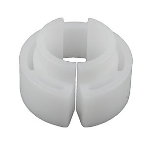 Clip de dÃ©verrouillage PVC blanc, 7/8" image