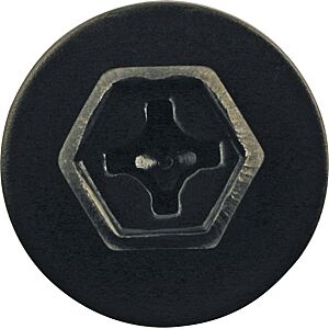 Vis en mÃ©tal noire avec rondelle pour Volkswagen, Audi, Peugeot/CitroÃ«n et Opel - Ã˜ 6,2 mm - 10 pcs image