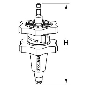 Adaptateurs coniques de test pour circuit de refroidissement pour pompe de test 455.0111 image