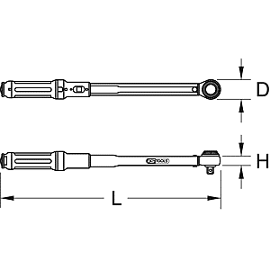 Clés dynamométriques réversibles ERGOTORQUE® image