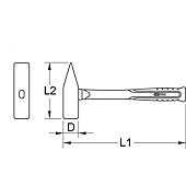 Masses pointues BRONZEplus, manche bois image
