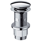 Bonde Up and down en ABS chromé avec et sans trop plein pour clapet cylindrique image