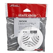 Grille aération ronde simple pour tube PVC image