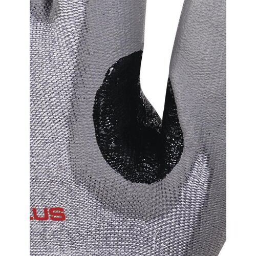 Gant anti-coupure tricot Softnocut - gris - paume enduite PU - La paire image