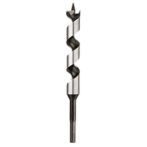 mèche bois spirale unique attachement hexagonal image