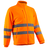 Veste de travail polaire haute visibilité RITTO - Orange Fluo image
