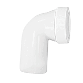 Pipe WC longue coudée mâle avec piquage femelle Ø40 mm