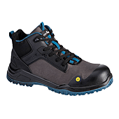Chaussure de sécurité hautes Bevel S3S ESD SR FO Noir/Bleu image