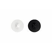 (Boite de 1000) Capuchon blanc et noir pour vis PVC-71 image