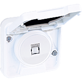 Cadre adaptateur avec couvercle pour prises gamme COMETE - Montage sallie - IP55 - OXXO image