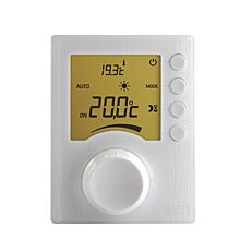 Thermostat d'ambiance numérique Mural à Piles Mod. Quadro - Plikc  PLK267690, Blanc : : Bricolage